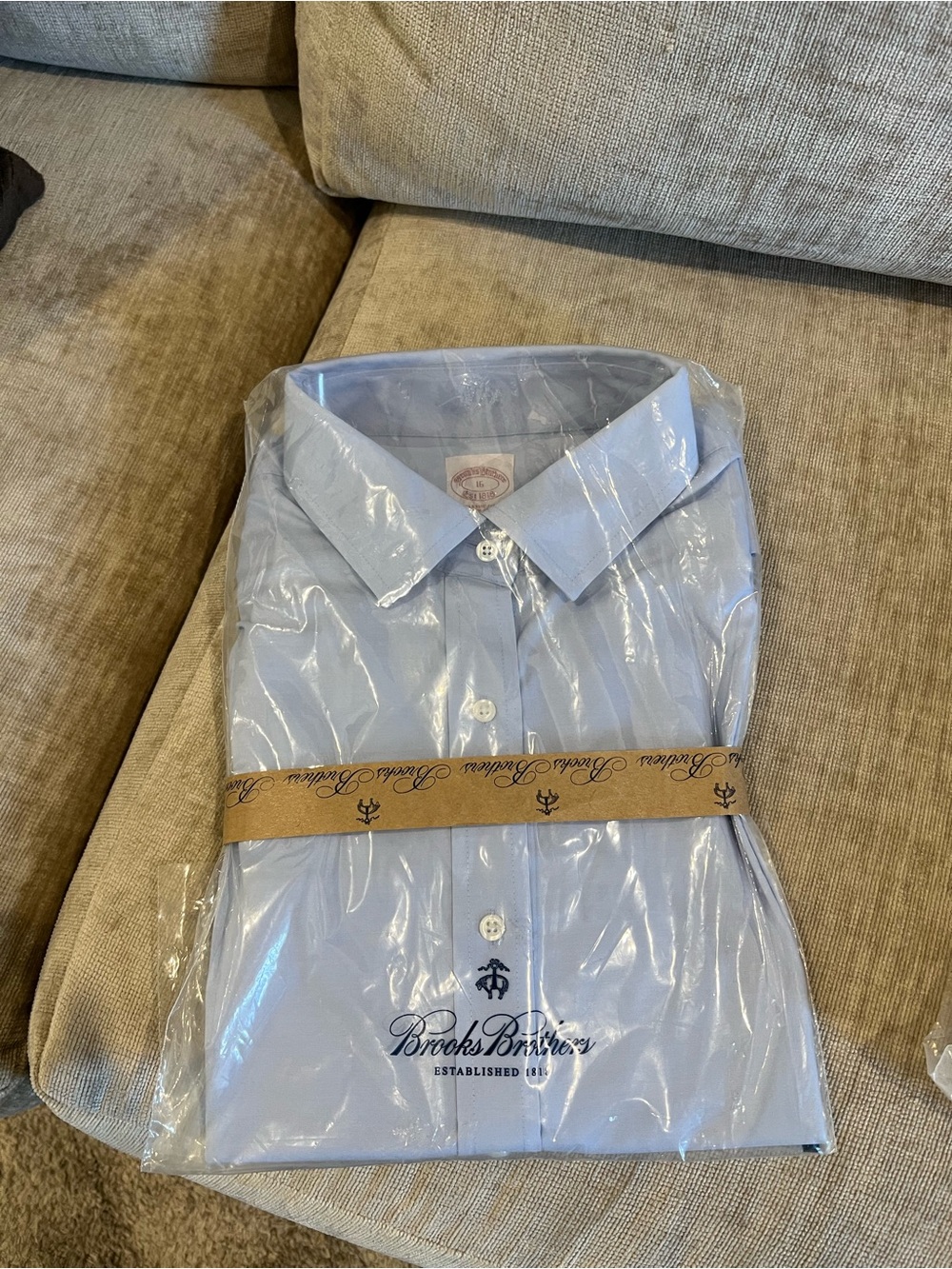 Brooks Brothers Light Blue Women’s Dress Shirt - Button-Front Cotton